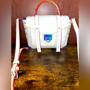 NWT Michael Kors School Bag in Limited Edition Optic White Same Day Shipping